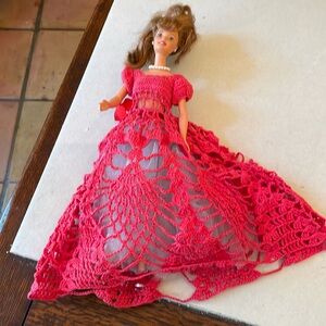 Barbie crochet dress